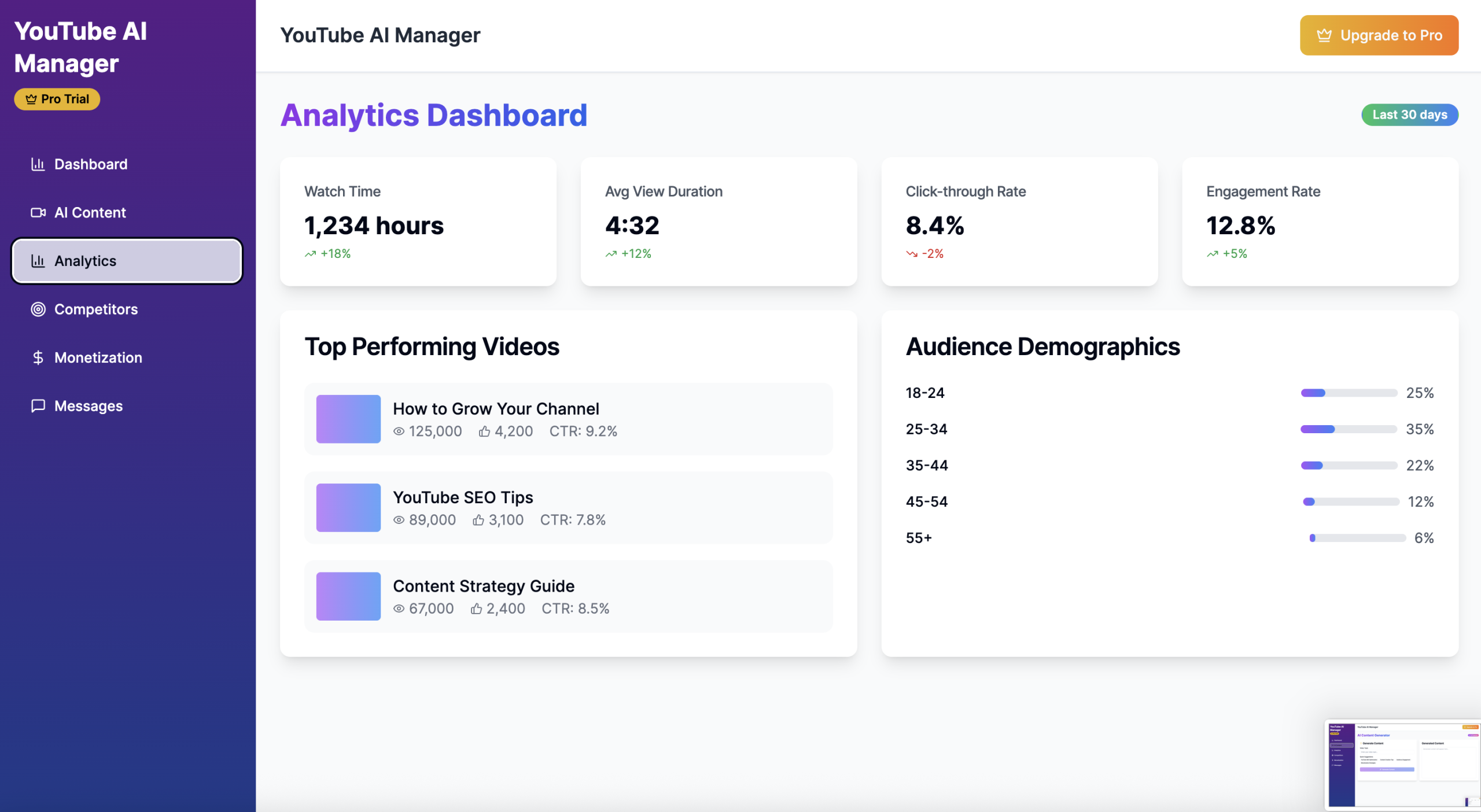 Youtube AI Manager