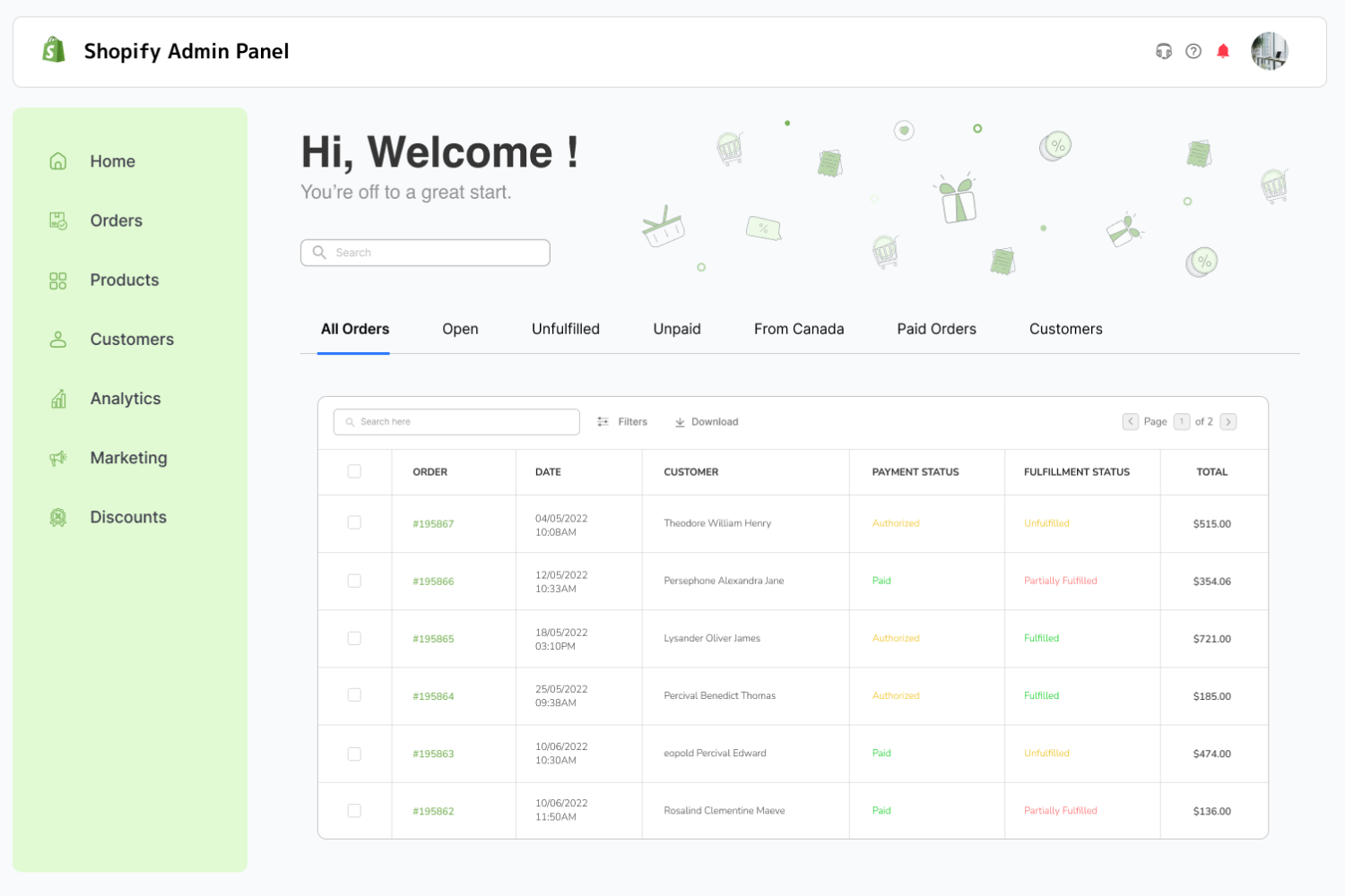 Storefront Comparison