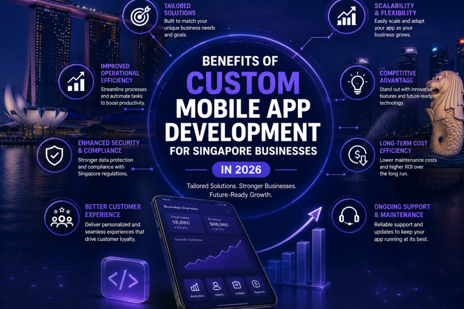 Benefits of Custom Mobile App Development for Singapore Businesses in 2026