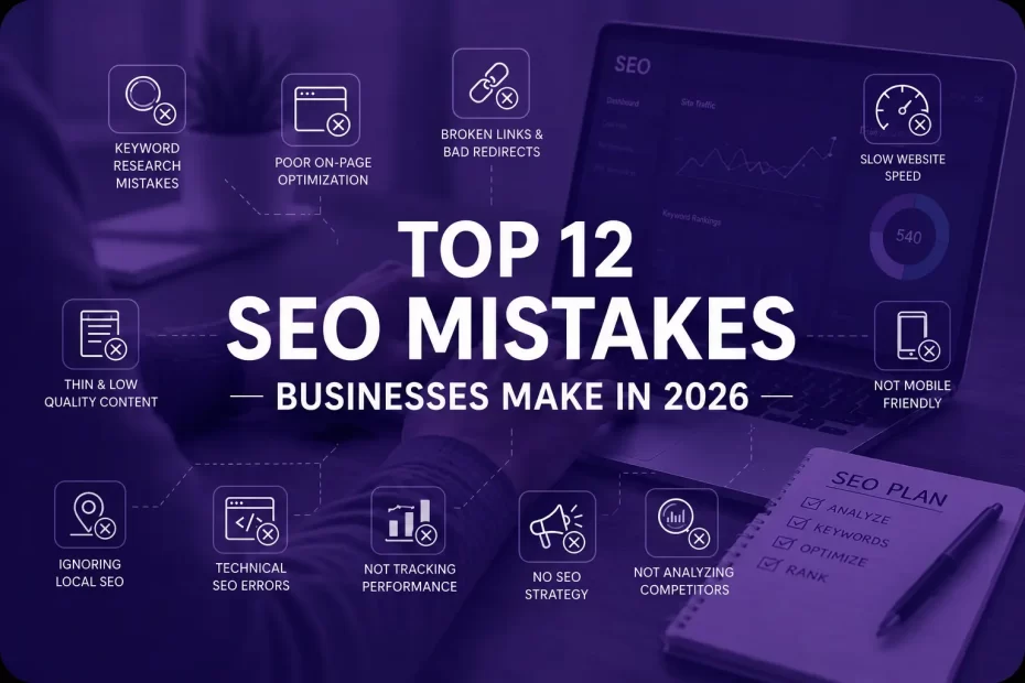 top 12 seo mistake in 2026