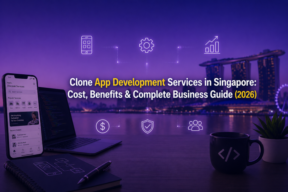 Clone app development services in Singapore for scalable business applications