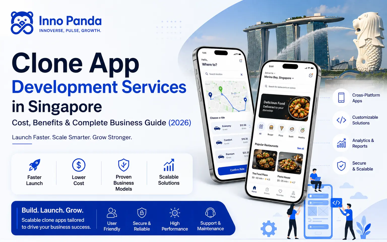 Clone App Development Services in Singapore — Cost, Benefits and Business Guide 2026 | Inno Panda
