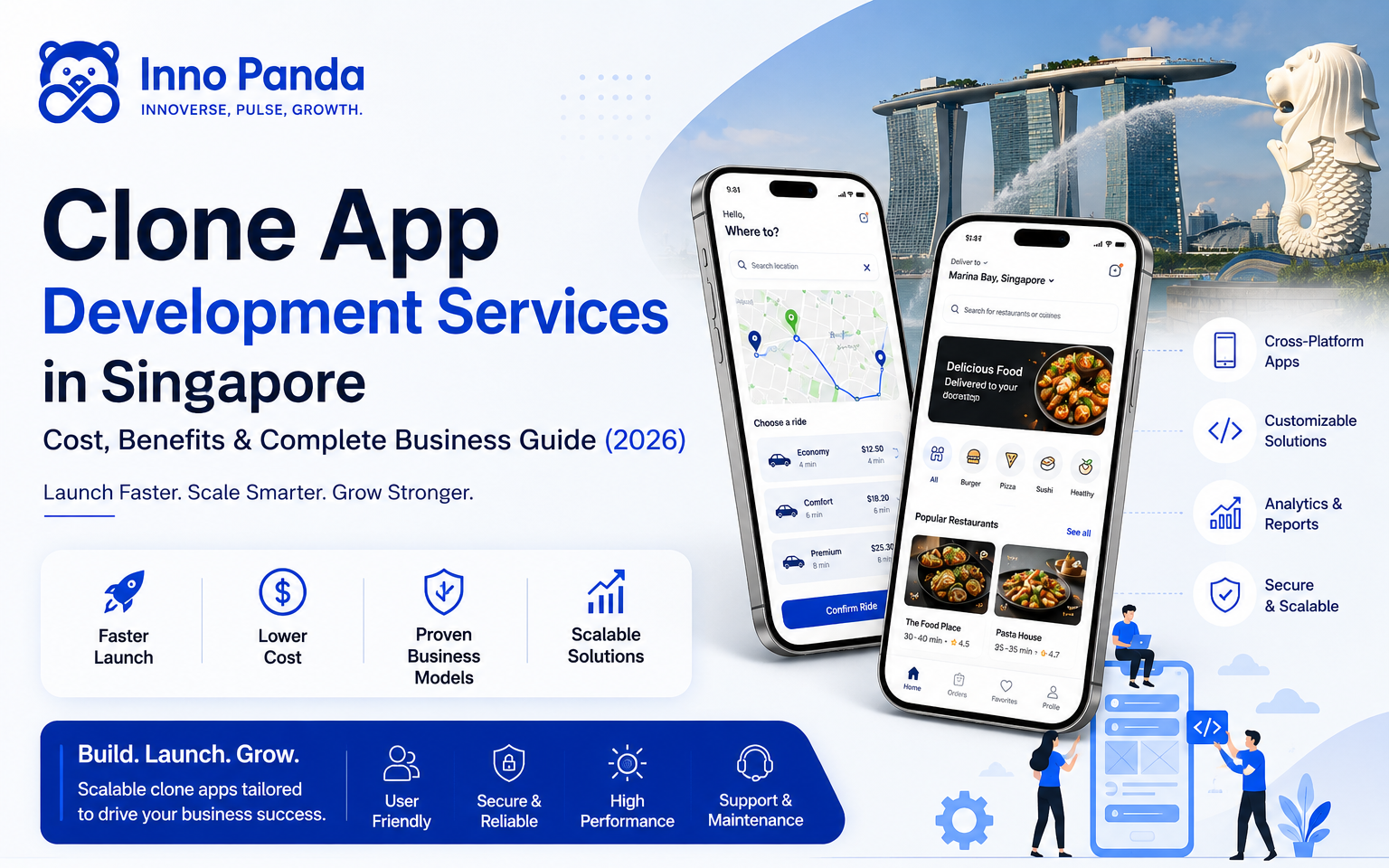 Clone App Development Services in Singapore — Cost, Benefits and Business Guide 2026 | Inno Panda