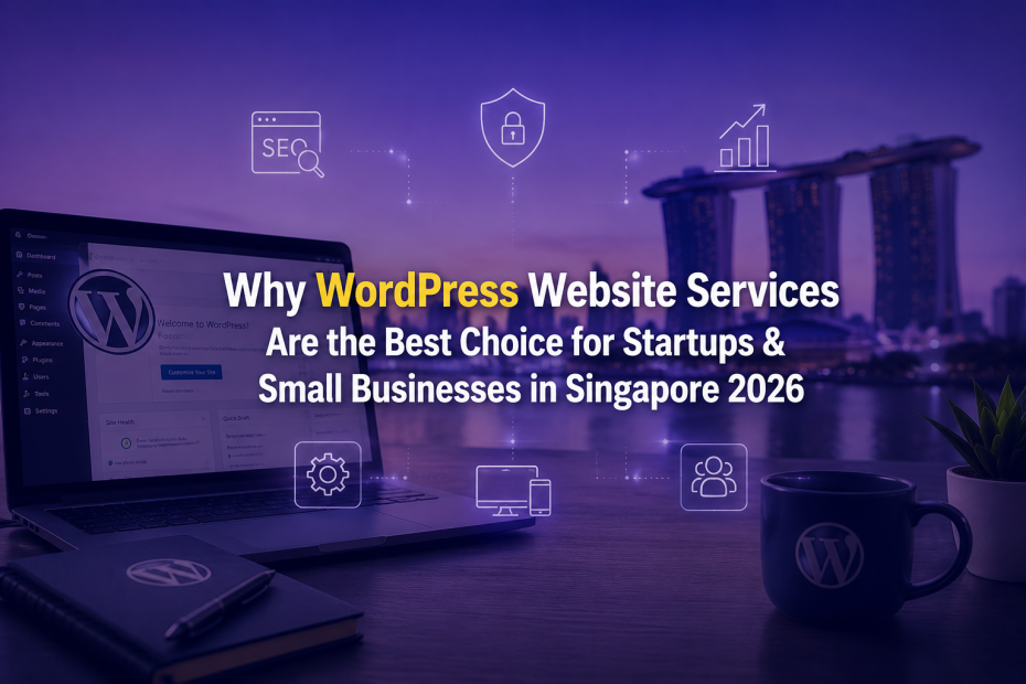 WordPress website services for startups and small businesses in Singapore with scalable and SEO-friendly website solutions