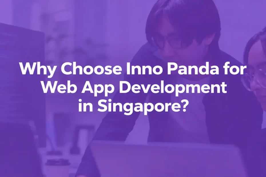 Why choose Inno Panda for web app development in Singapore